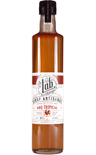 Sirop pour cocktail du LAB : BBQ tropical | Bar le LAB, bar à cocktails à Montréal
